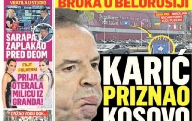 Biznismeni serb vendos flamurin e Kosovës në Bjellorusi, çmenden serbët