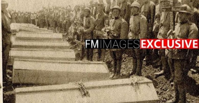 Arkivolët e ushtarëve serbë të vrarë nga çeta e Azem Bejtës, 1924