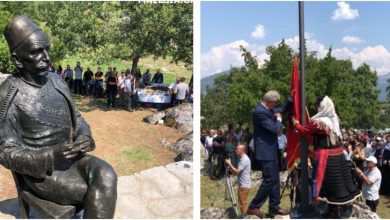 I ngrihet shtatore Dedë Gjon Lulit në Hot të Malësisë. Pa këtë burrë s’do ta kishim as Vlorën e vitit 1912-të (VIDEO) I ngrihet shtatore Dedë Gjon Lulit në Hot të Malësisë. Pa këtë burrë s’do ta kishim as Vlorën e vitit 1912-të (VIDEO)