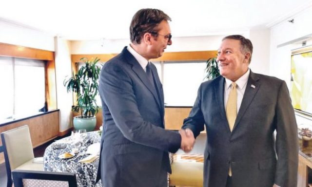 Gazeta gjermane zbulon presionin që Pompeo i ka bëri Vuçiçit: Prano Kosovën! Gazeta gjermane zbulon presionin që Pompeo i ka bëri Vuçiçit: Prano Kosovën!