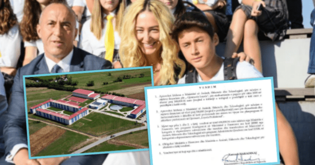 Jo rastësi: Haradinaj e çon djalin në shkollën private të cilës ia dha afro 1 milion euro nga buxheti i shtetit Jo rastësi: Haradinaj e çon djalin në shkollën private të cilës ia dha afro 1 milion euro nga buxheti i shtetit