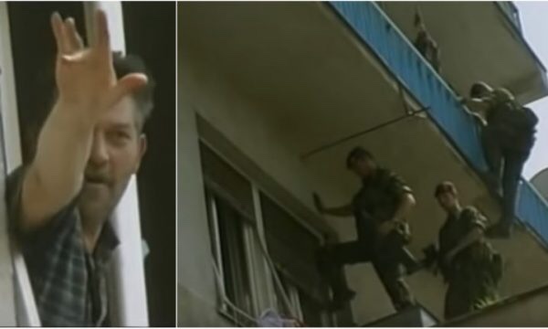 Kishte uzurpuar banesën e shqiptarit, KFOR-i britanik i hynë nga dritarja serbit në Prishtinë (VIDEO)