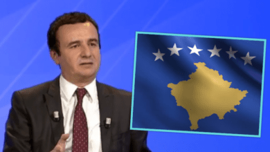 Albin Kurti: Është lara-lara, por e respektojmë flamurin e Kosovës Albin Kurti: Është lara-lara, por e respektojmë flamurin e Kosovës