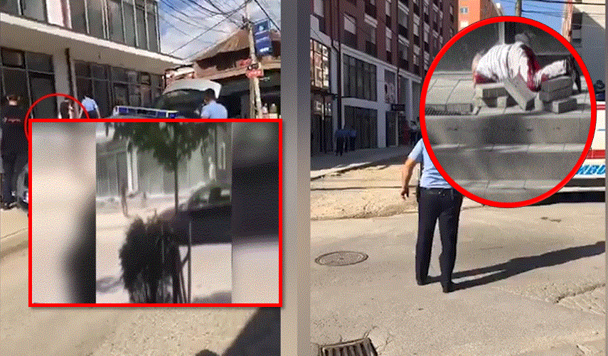 Të gjakosur e të shtrirë në tokë, dalin pamjet e frikshme nga masakra në Prishtinë, breshëri kallashnikovi ndaj 4 personave (Video)