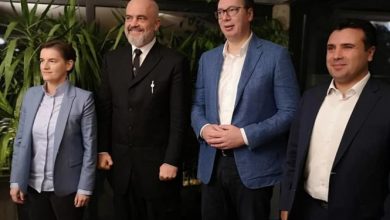 Publikohen pamjet, Rama takohet në Novi Sad me Vuçiç, Brnabiç dhe Zaev