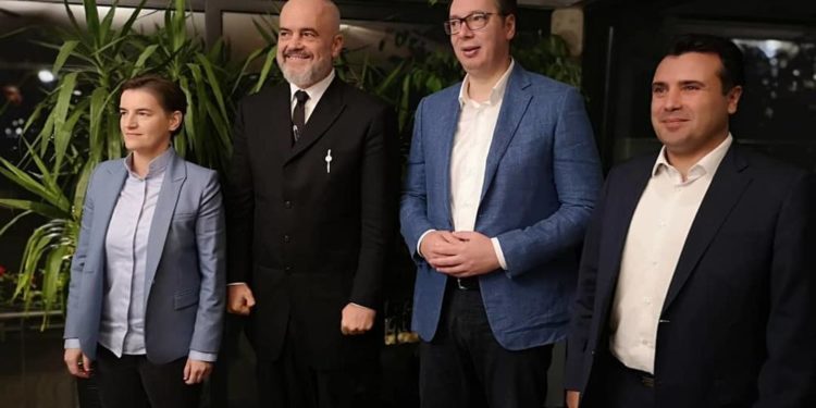 Publikohen pamjet, Rama takohet në Novi Sad me Vuçiç, Brnabiç dhe Zaev