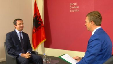 Kurti për “Zërin e Amerikës”: Qeveria ime do t’i japë fund idesë për shkëmbim territoresh Kurti për “Zërin e Amerikës”: Qeveria ime do t’i japë fund idesë për shkëmbim territoresh