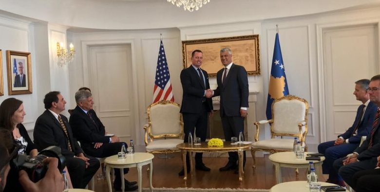 Thaçi takon të dërguarin e Trump për dialogun Kosovë-Serbi Thaçi takon të dërguarin e Trump për dialogun Kosovë-Serbi