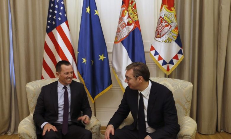 Richard Grenell në Beograd, vëmendje për bisedimet me Kosovën Richard Grenell në Beograd, vëmendje për bisedimet me Kosovën