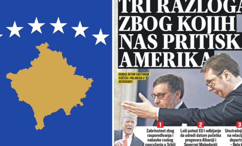 Gazeta ‘Blic’: Tre arsyet e presionit të SHBA Serbisë dhe Kosovës për arritjen sa më shpejtë të marrëveshjes përfundimtare Gazeta ‘Blic’: Tre arsyet e presionit të SHBA Serbisë dhe Kosovës për arritjen sa më shpejtë të marrëveshjes përfundimtare
