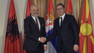 Mediat serbe: Prishtina në shok, Rama “zhduku” Kosovën nga harta Mediat serbe: Prishtina në shok, Rama “zhduku” Kosovën nga harta