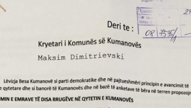 Lëvizja BESA iniciativë në Kumanovë për ndërrimin e emrave të rrugëve, nga 200 rrugë vetëm 2 me emra shqip Lëvizja BESA iniciativë në Kumanovë për ndërrimin e emrave të rrugëve, nga 200 rrugë vetëm 2 me emra shqip