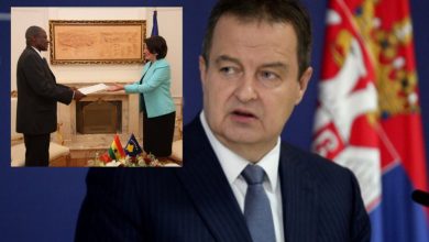 MPJ-ja përgënjeshtron Daçiqin: Gana nuk e ka çnjohur Kosovën, ka ambasador të akredituar këtu MPJ-ja përgënjeshtron Daçiqin: Gana nuk e ka çnjohur Kosovën, ka ambasador të akredituar këtu