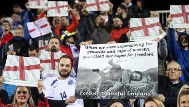 “Kur ne po përjetonim genocid, ju na dhatë shpresë për liri”! Tifozët e Kosovës gjest mirënjohje ndaj Britanisë së Madhe “Kur ne po përjetonim genocid, ju na dhatë shpresë për liri”! Tifozët e Kosovës gjest mirënjohje ndaj Britanisë së Madhe