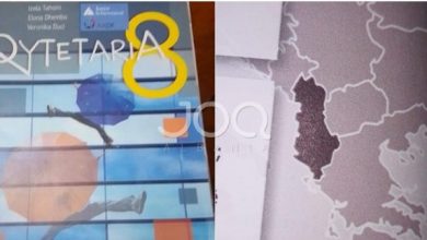Kosova mungon në hartën e tekstit shkollor, ministrja Shahini: Është gabim i paqëllimshëm