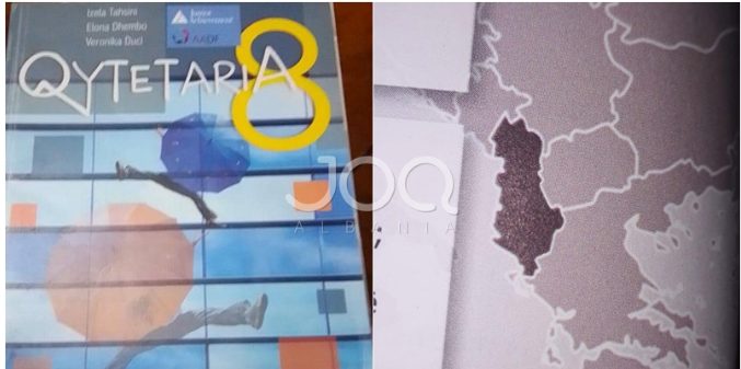 FOTO/ Në librin e klasës së 8-të, Kosova paraqitet në hartë si pjesë e Serbisë FOTO/ Në librin e klasës së 8-të, Kosova paraqitet në hartë si pjesë e Serbisë