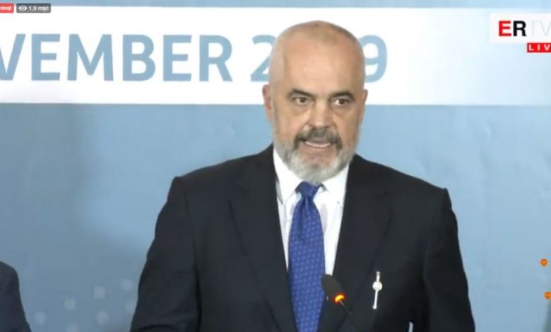 “Shqipëria s’ka ndërruar qëndrim ndaj Serbisë”, Rama: Kosova po vetëpërjashtohet nga lëvizja e lirë në Ballkanin Perëndimor “Shqipëria s’ka ndërruar qëndrim ndaj Serbisë”, Rama: Kosova po vetëpërjashtohet nga lëvizja e lirë në Ballkanin Perëndimor