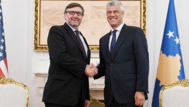 Palmer takon Thaçin, në fokus marrëveshja me Serbinë Palmer takon Thaçin, në fokus marrëveshja me Serbinë