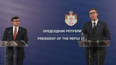 Vuçiç pas takimit me Palmer: Jemi gati për dialog, por nuk do pranojmë kurrë poshtërimin e Serbisë Vuçiç pas takimit me Palmer: Jemi gati për dialog, por nuk do pranojmë kurrë poshtërimin e Serbisë