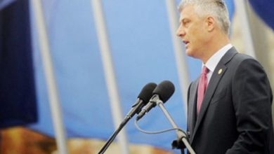 Thaçi: Mirënjohja jonë do të jetë e përjetshme për SHBA dhe diasporën shqiptare në Amerikë Thaçi: Mirënjohja jonë do të jetë e përjetshme për SHBA dhe diasporën shqiptare në Amerikë
