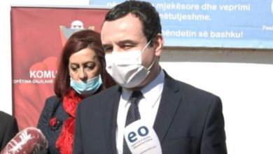 Kurti paralajmëron lehtësim të masave 50 ditë nga rasti i parë i koronavirusit në Kosovë Kurti paralajmëron lehtësim të masave 50 ditë nga rasti i parë i koronavirusit në Kosovë