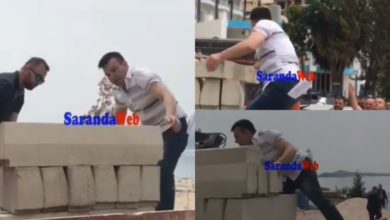 Deputeti me fjalor banal, përplaset me banorët e Sarandës për një ndërtimi pa leje (VIDEO)