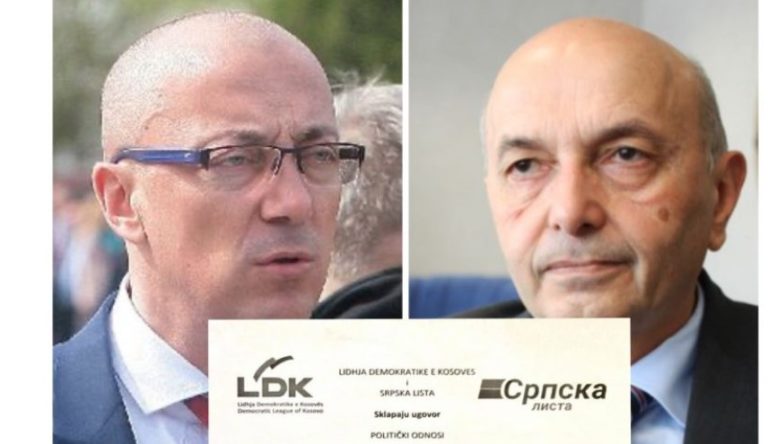 Qeveri e dirigjuar nga Beogradi: Kjo është pika e marrëveshjes në mes LDK-së dhe Listës Serbe që nuk lejon… Qeveri e dirigjuar nga Beogradi: Kjo është pika e marrëveshjes në mes LDK-së dhe Listës Serbe që nuk lejon…