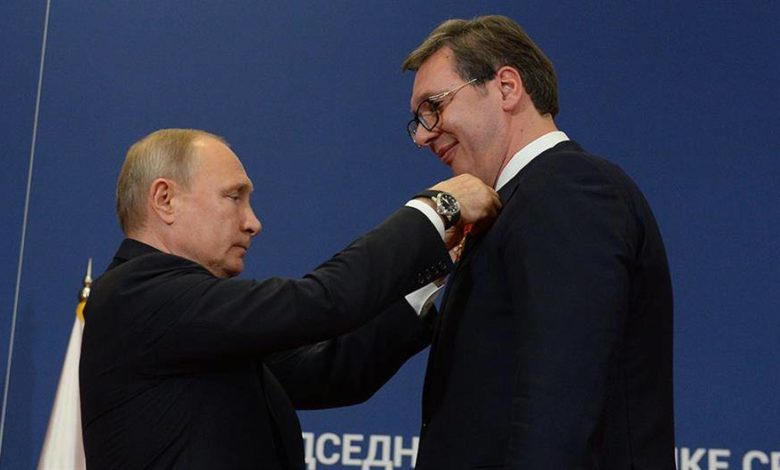 Vuçiç merr “bekimin” e Putinit, Rusia mbështet masat e paraqitura për Kosovën Vuçiç merr “bekimin” e Putinit, Rusia mbështet masat e paraqitura për Kosovën