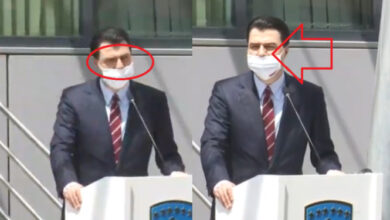 Basha mbrohet nga COVID-19 gjatë vizitës në Kosovë, por maskën e vë gabim Basha mbrohet nga COVID-19 gjatë vizitës në Kosovë, por maskën e vë gabim