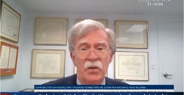 John Bolton i përgjigjet medias kosovare: Ja çdo ndodhë në takimin e 2 shtatorit në Shtëpinë e Bardhë John Bolton i përgjigjet medias kosovare: Ja çdo ndodhë në takimin e 2 shtatorit në Shtëpinë e Bardhë