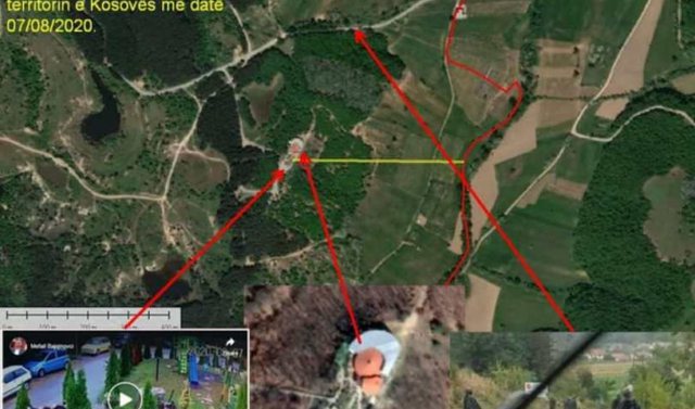 Analiza me imazhet satelitore, xhandarmëria serbe është futur në territorin e Kosovës rreth 300 m në vijë ajrore Analiza me imazhet satelitore, xhandarmëria serbe është futur në territorin e Kosovës rreth 300 m në vijë ajrore
