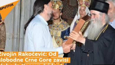 Kisha Serbe në krye të fushatës zgjedhore: Po nuk mbajtëm Malin e Zi, nuk e çlirojmë Kosovën Kisha Serbe në krye të fushatës zgjedhore: Po nuk mbajtëm Malin e Zi, nuk e çlirojmë Kosovën