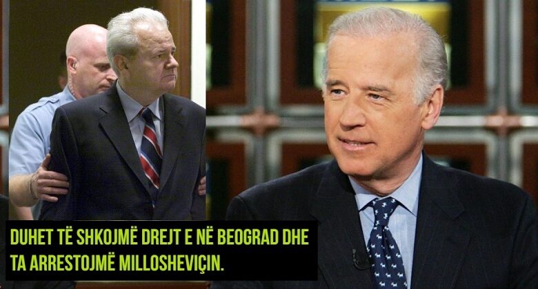 Kur Biden takoi Millosheviqin: Ju jeni një kriminel lufte i mallkuar Kur Biden takoi Millosheviqin: Ju jeni një kriminel lufte i mallkuar