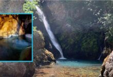 ‘Bukuroshja e fjetur’: Shpella që gjendet nën malet e Alpeve Shqiptare, e gjatë mbi 2 kilometra ‘Bukuroshja e fjetur’: Shpella që gjendet nën malet e Alpeve Shqiptare, e gjatë mbi 2 kilometra