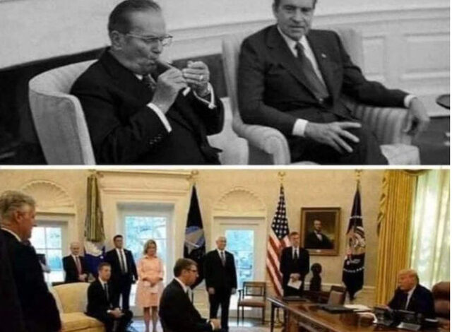 Ndryshimi mes Titos dhe Vuçiç përballë presidentëve amerikanë! Ndryshimi mes Titos dhe Vuçiç përballë presidentëve amerikanë!