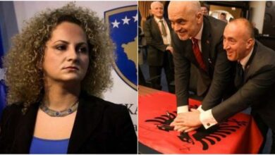 Deputetja e Ramushit: Kryeministri i Kosovës dhe Isa Mustafa t’i kërkojnë falje Edi Ramës Deputetja e Ramushit: Kryeministri i Kosovës dhe Isa Mustafa t’i kërkojnë falje Edi Ramës