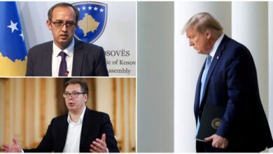Donald Trump pret në zyrën ovale Hotin dhe Vuçiç; më pas firmoset marrëveshja historike Donald Trump pret në zyrën ovale Hotin dhe Vuçiç; më pas firmoset marrëveshja historike