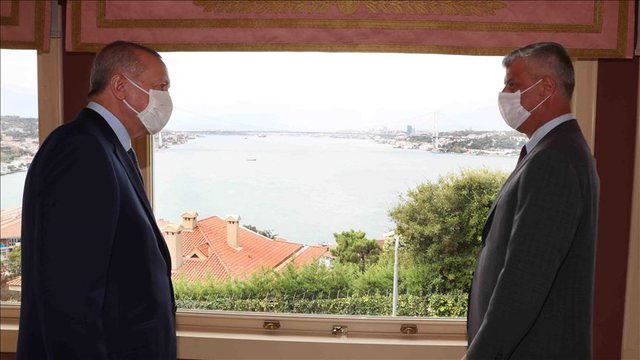 Harron konfliktin me Greqinë, Erdogan takohet me Thaçin në Stamboll Harron konfliktin me Greqinë, Erdogan takohet me Thaçin në Stamboll