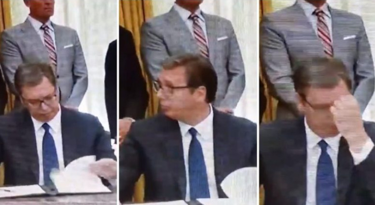 U trondit kur Trump i tha se Serbia do zhvendosë ambasadën në Jeruzalem, Vuçiç ia hedh fajin Hotit (VIDEO) U trondit kur Trump i tha se Serbia do zhvendosë ambasadën në Jeruzalem, Vuçiç ia hedh fajin Hotit (VIDEO)