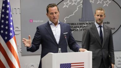 Grenell në Kosovë: Kam ardhur me njeriun që ka një çek të madh për ju Grenell në Kosovë: Kam ardhur me njeriun që ka një çek të madh për ju