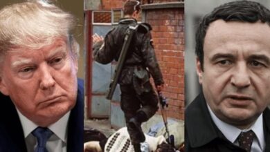 Vetëvendosje përplaset hapur me Trumpin: Po rehabiliton kriminelët e luftës që kryen gjenocid ndaj shqiptarëve Vetëvendosje përplaset hapur me Trumpin: Po rehabiliton kriminelët e luftës që kryen gjenocid ndaj shqiptarëve