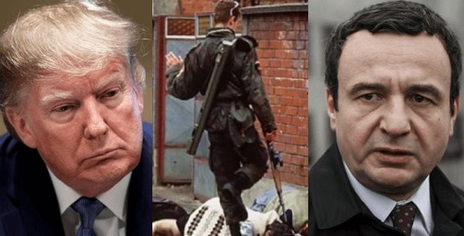 Vetëvendosje përplaset hapur me Trumpin: Po rehabiliton kriminelët e luftës që kryen gjenocid ndaj shqiptarëve Vetëvendosje përplaset hapur me Trumpin: Po rehabiliton kriminelët e luftës që kryen gjenocid ndaj shqiptarëve