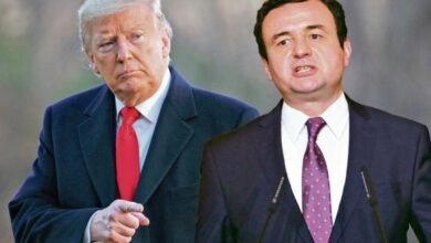 Lëvizja Vetëvendosje sulmon presidentin Donald Trump: Po rehabiliton ish bashkëpunëtorët e Milosheviçit që bënë agresion e kryen gjenocid Lëvizja Vetëvendosje sulmon presidentin Donald Trump: Po rehabiliton ish bashkëpunëtorët e Milosheviçit që bënë agresion e kryen gjenocid