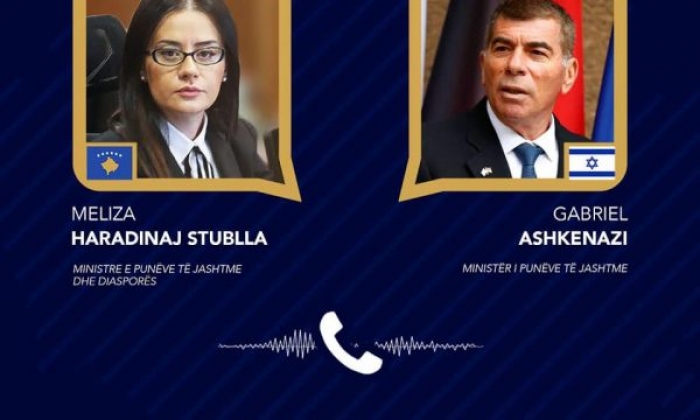 Telefonatë historike, ministri i Jashtëm fton homologen kosovare të vizitojë Izraelin: Shkojmë përpara me grup të përbashkët pune Telefonatë historike, ministri i Jashtëm fton homologen kosovare të vizitojë Izraelin: Shkojmë përpara me grup të përbashkët pune