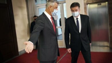 Thaçi takim me Lajçak: E ardhmja e Kosovës është në BE, të hidhet në tryezë diskutimi njohja reciproke me Serbinë Thaçi takim me Lajçak: E ardhmja e Kosovës është në BE, të hidhet në tryezë diskutimi njohja reciproke me Serbinë