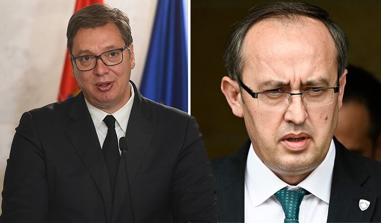 Hoti replikon me Vuçiç: BE të reagojë, ne kemi gati ushtrinë Hoti replikon me Vuçiç: BE të reagojë, ne kemi gati ushtrinë