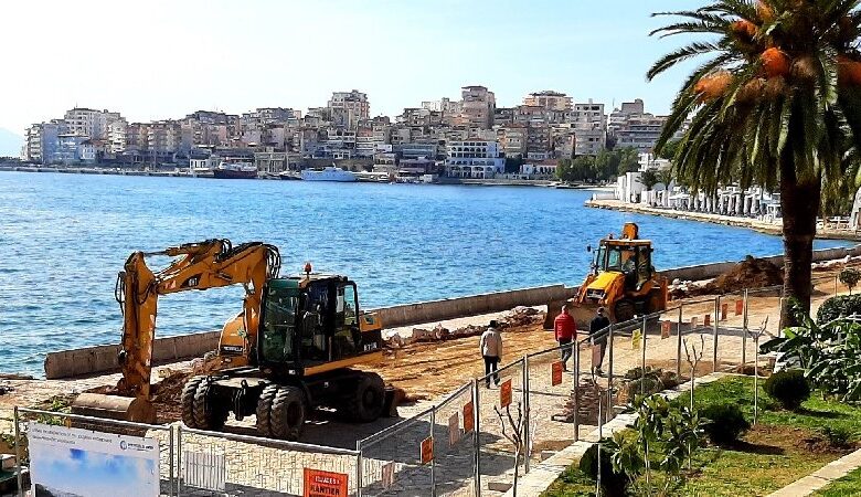 FOTOT: Transformimi i shëtitores së Sarandës, me pamje të re dhe infrastrukturë moderne FOTOT: Transformimi i shëtitores së Sarandës, me pamje të re dhe infrastrukturë moderne