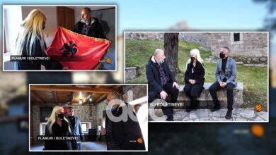 Njihuni me flamurin origjinal të Isa Boletinit, stërnipi: Arsyeja përse shqiponja i ka krahët poshtë Njihuni me flamurin origjinal të Isa Boletinit, stërnipi: Arsyeja përse shqiponja i ka krahët poshtë