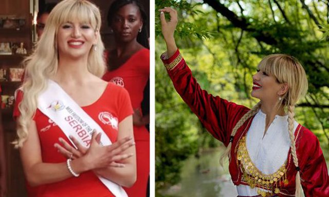 Merr mesazhe urrejtje se bëri shqiponjën, Mis Serbia: Serbët nuk kanë probleme me… (FOTO)