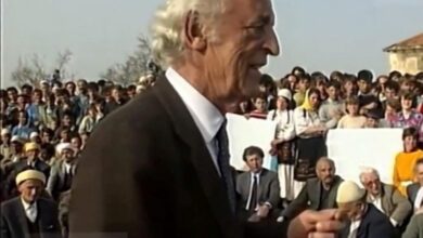 VIDEO/ Veprimtari Anton Çetta duke pajtuar shqiptarët, këtu mund të shihni se si një djalë i vogël falë gjakun e babait VIDEO/ Veprimtari Anton Çetta duke pajtuar shqiptarët, këtu mund të shihni se si një djalë i vogël falë gjakun e babait